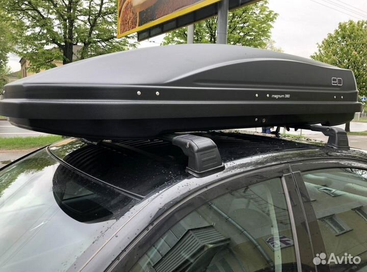 Автобокс на крышу Toyota Camry. ED Магнум