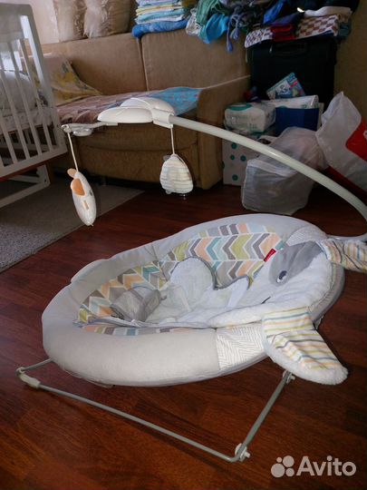 Шезлонг, кресло-качалка fisher price