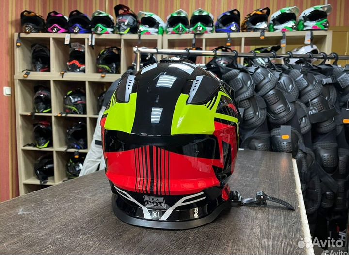 Кроссовый шлем для мотоцикла мотошлем на мото