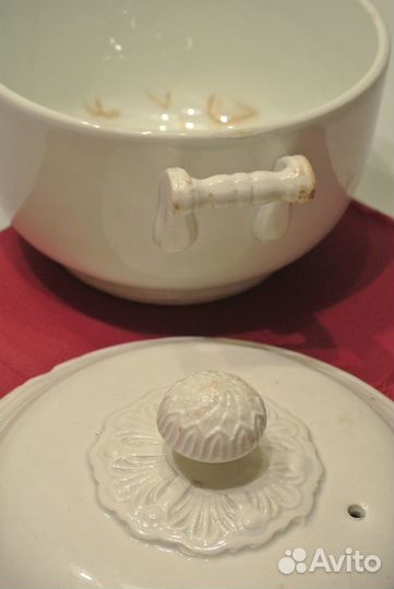 Старинная супница,солонка,пепельницы,карандашница