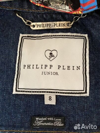 Джинсовая куртка philipp plein (оригинал)