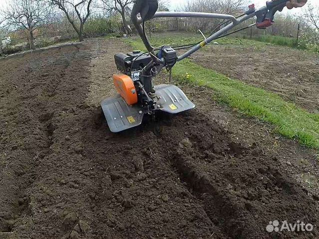 Вспашка земли мотоблоком в Осинниках | Услуги | Авито