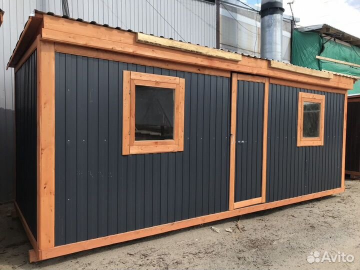 Бытовка вагончик 6м распашной