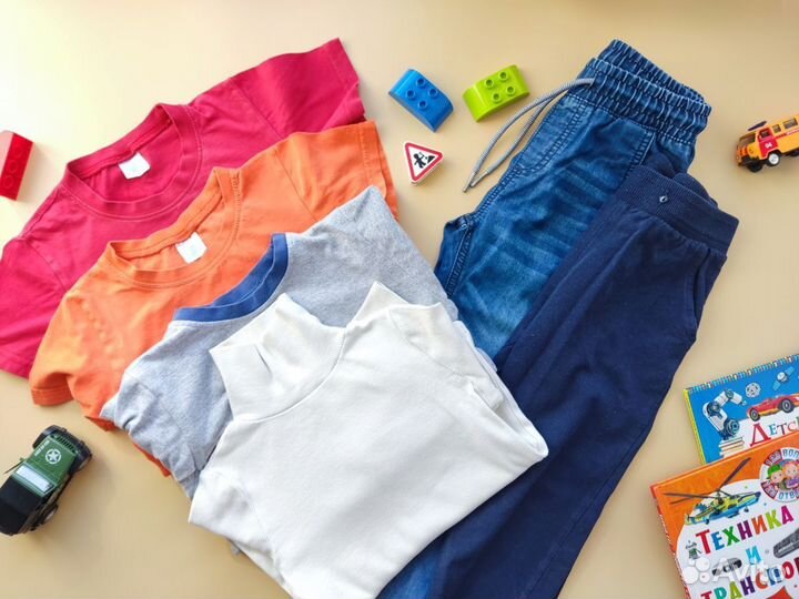 Детские вещи пакетом на мальчика 110 116 бренды