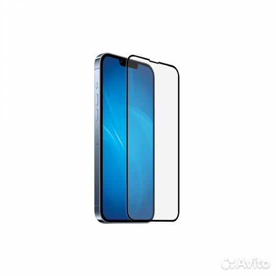 Закаленное стекло для iPhone 13/13 Pro/14 DF (blac