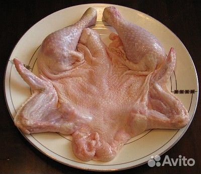 Уникальная курица без костей (цыпленок "Дива")
