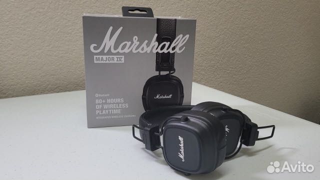 Беспроводные наушники marshall major iv black