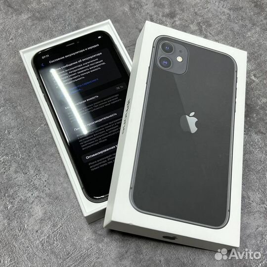 iPhone 11 64GB / отл.сост / Оригинал / sim