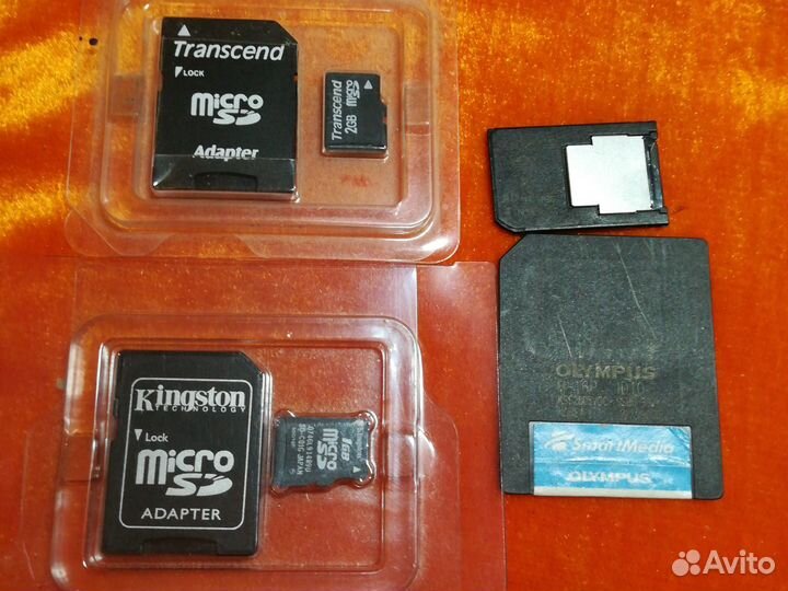 Карты памяти, винтажные