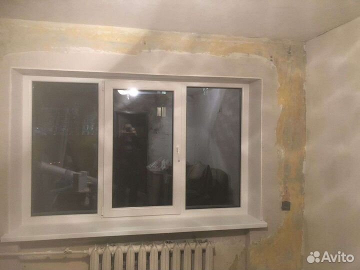 Окно пластиковое 1230х1420