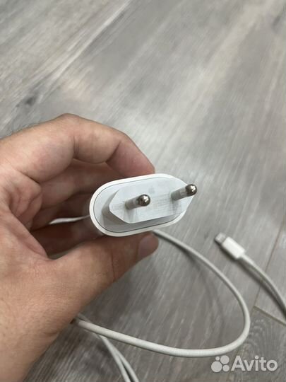 Оригинальная быстрая зарядка apple 20w блок+провод