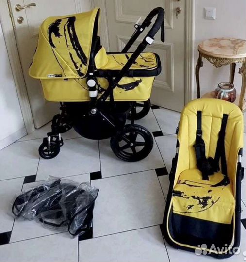 Коляска bugaboo cameleon 3 Andy Warhol Banana+допы