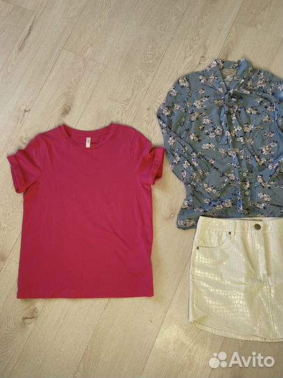 Женские осенние вещи пакетом 10 штук 42-44 размер