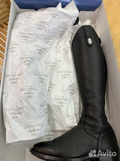 Сапоги для верховой езды кожаные De Niro Boots