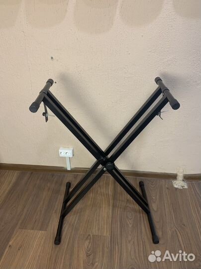 Стойка клавишная хх образная dekko JR-802 BK