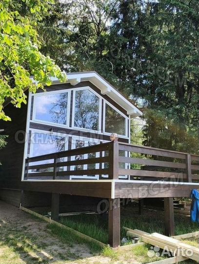 Остекление окон и балконов пвх