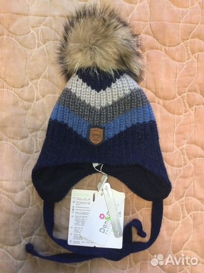 Шапки для мальчика 50-52-54размер