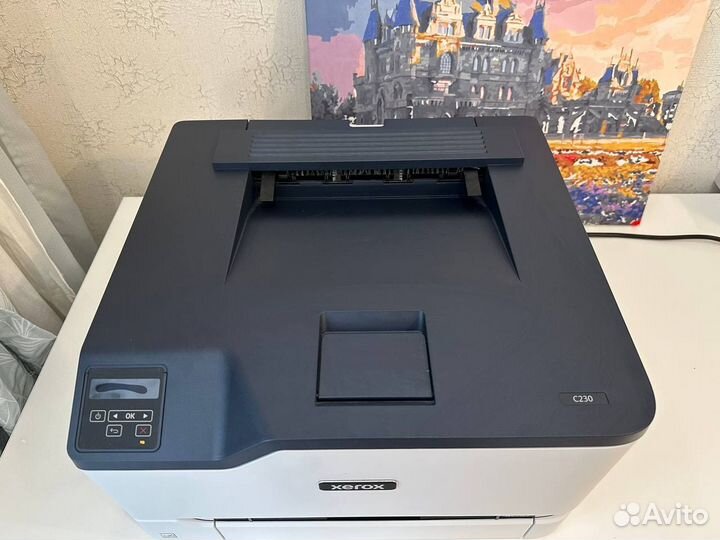 Лазерный цветной принтер xerox c230