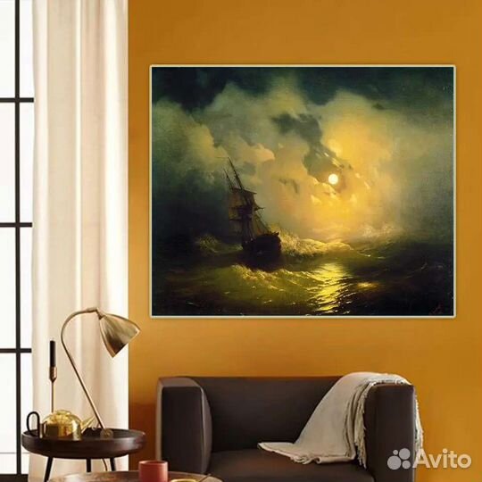 Известные картины на холсте. Айвазовский