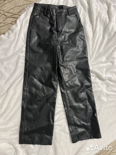 Брюки кожаные