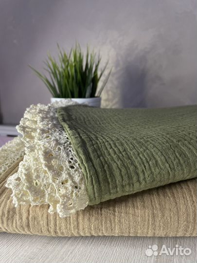 Муслиновый плед детский