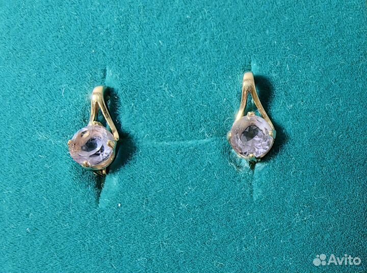 Золотые серьги