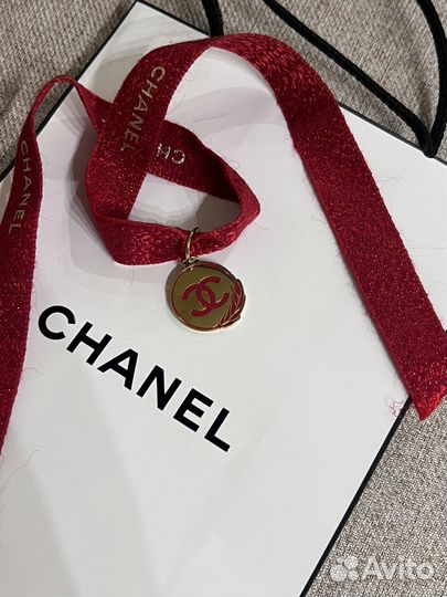 Лента,подвеска и пакет chanel оригинал