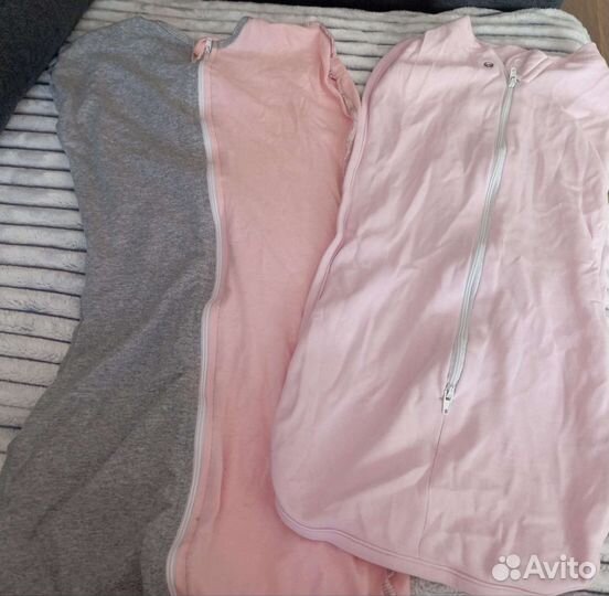 Пеленка кокон на молнии для новорождённых