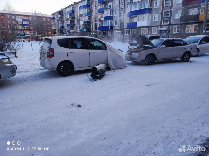 Отогрев авто