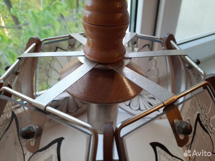 Люстра потолочная на один патрон