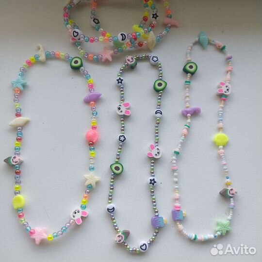 Украшения из бисера, чокеры, браслеты