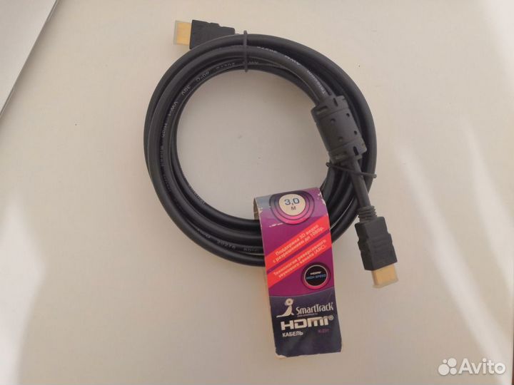 Кабель SmartTrack hdmi - hdmi 3м Black (К231)
