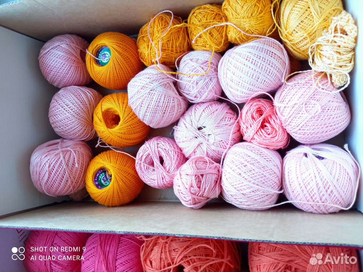 Много ниток. Ирис. Хлопок. Россия. Герман