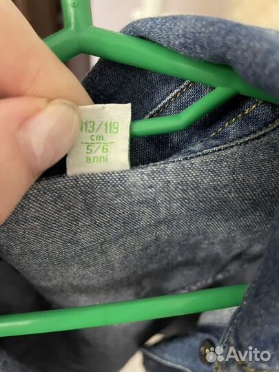 Джинсовая рубашка на девочку