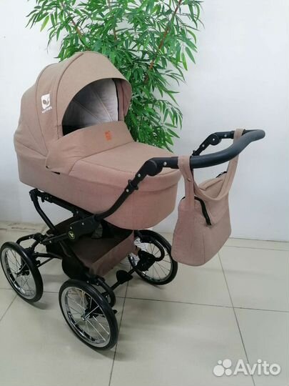 Новая коляска-классика 2в1 Cool Baby (бежевый)