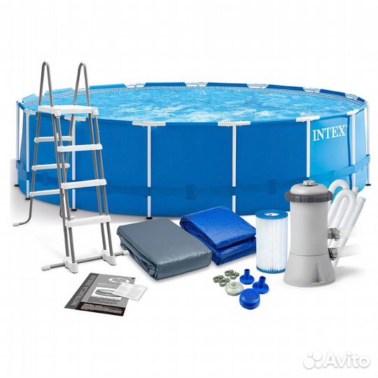 28242 Каркасный бассейн Metal Frame 457х122см