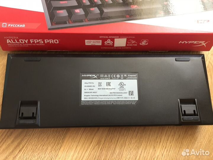 Игровая клавиатура Hyperx alloy fps pro