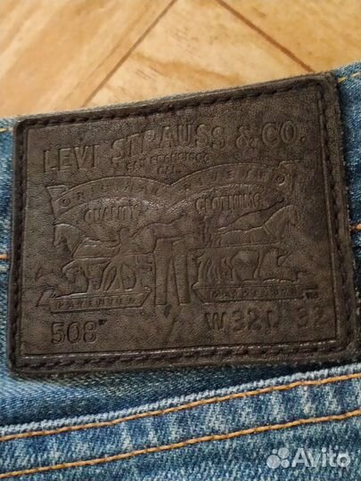 Джинсы мужские levis 508 32/32 оригинал