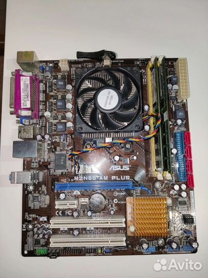 Материнская плата am3 + оперативная память + охлад