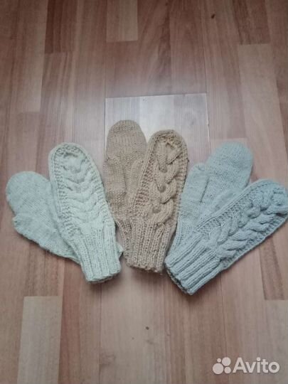 Варежки ручной работы