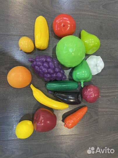 Овощи и фрукты игрушки