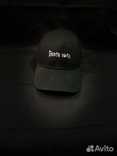 Кепка бейсболка Death Note Тетрадь смерти