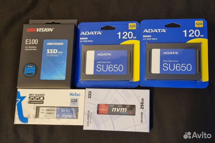 Ssd диски SATA, m2, m2 SATA