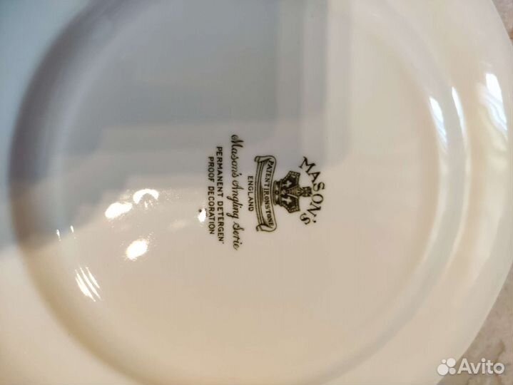 Настенная тарелка Англия Mason s