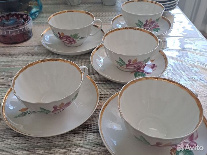 Чайный сервиз СССР Дулево