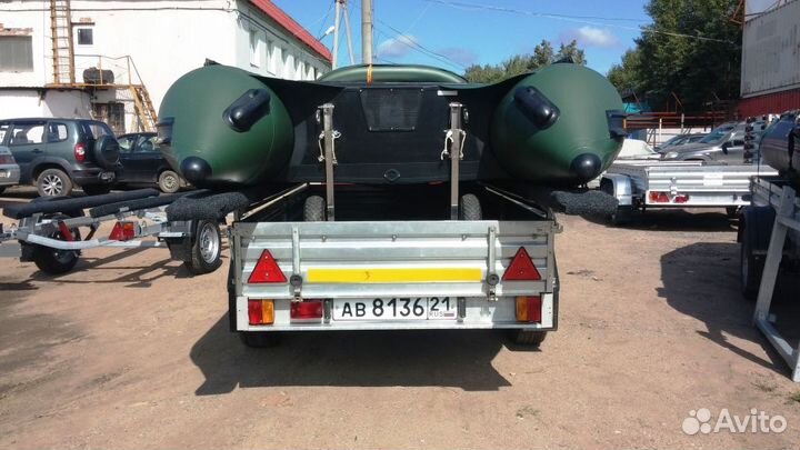 Стапель для лодки пвх на прицеп мзса 817711.012