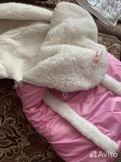 Теплый конверт в коляску