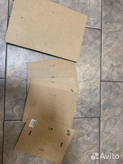 Задняя часть рамки, пресованный картон