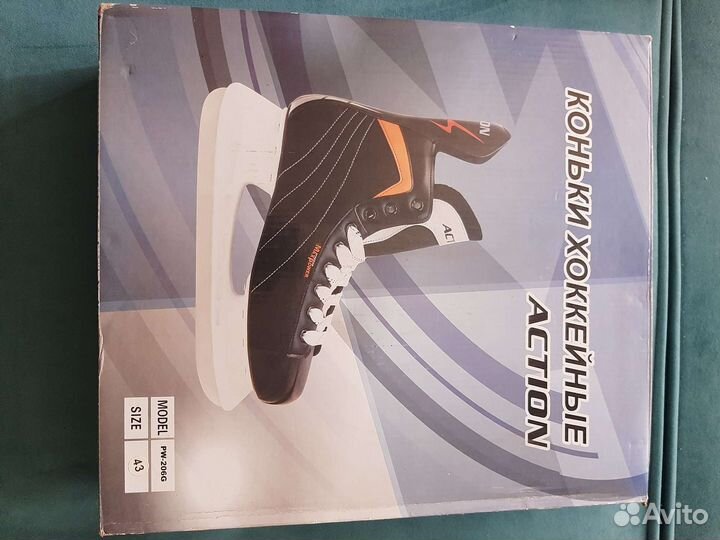 Коньки хоккейные размер 43 и 39