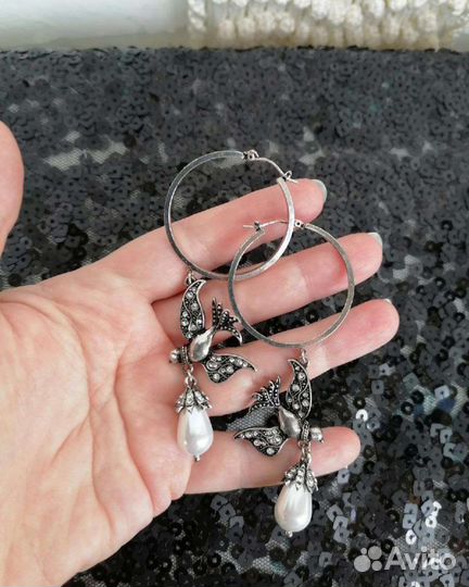 Серьги ожерелье